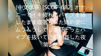 (中文字幕) [SCOP-682] オナニーでイキ疲れてバイブを挿したまま寝落ちした姉の姿にムラムラしてしまいそっとバイブを抜いて近親相姦した夜第2夜