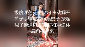 极度淫荡花裙少妇 主动解开裤子手伸进衣服摸奶子 撩起裙子摸逼边口交 打桩中途休息自摸起来