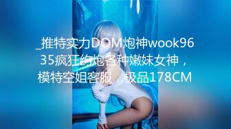 _推特实力DOM炮神wook9635疯狂约炮各种嫩妹女神，模特空姐客服，极品178CM