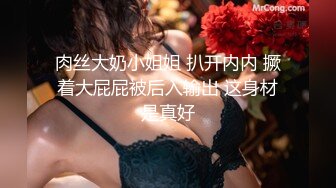 肉丝大奶小姐姐 扒开内内 撅着大屁屁被后入输出 这身材是真好